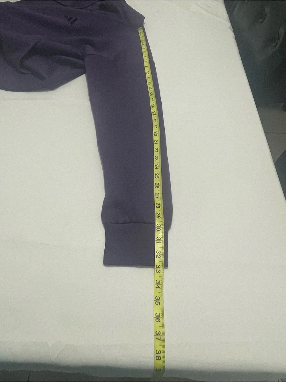adidas Men's Crewneck Hoodie in Deep Purple